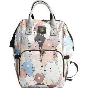 M&Y Go Dijital Anne Bebek Bakım Sırt Çantası, Ayı Kardeş