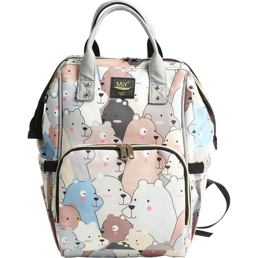 M&Y Go Dijital Anne Bebek Bakım Sırt Çantası, Ayı Kardeş