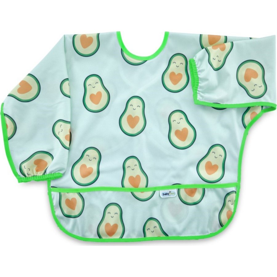 BabyJem Baskılı BLW Kollu Önlük 784 Avokado