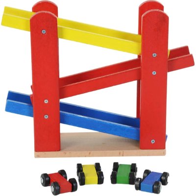 Play Wood Ahşap Yarış Arabalı Oyun Rampası