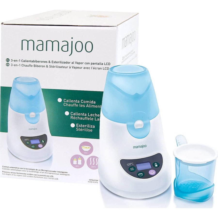 Mamajoo 3 İşlevli Biberon Mama Isıtıcı & Buhar Sterilizatörü