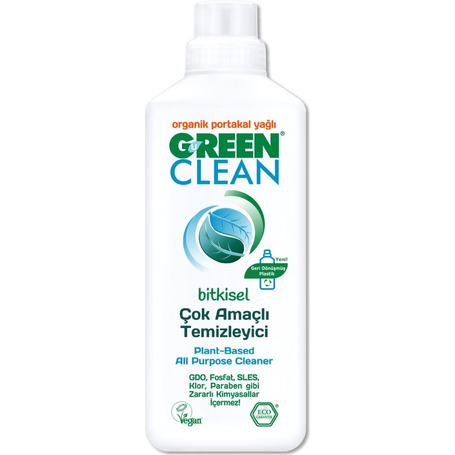 Green Clean Bitkisel Çok Amaçlı Temizleyici, 1000 ml