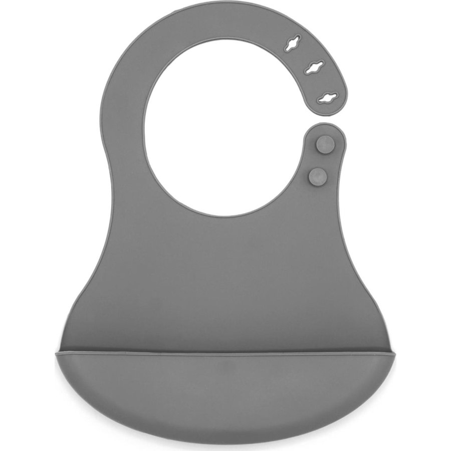 BabyJem Mini Silikon Önlük 718 Gri