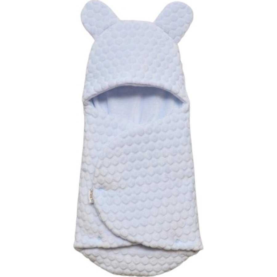 Bebitof Kabartmalı Velboa Kundak 95025 Mavi