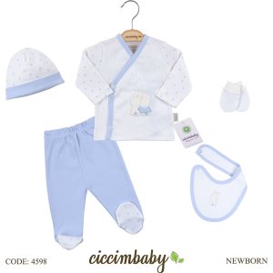 Ciccim Baby Zıbın Takımı, Mavi