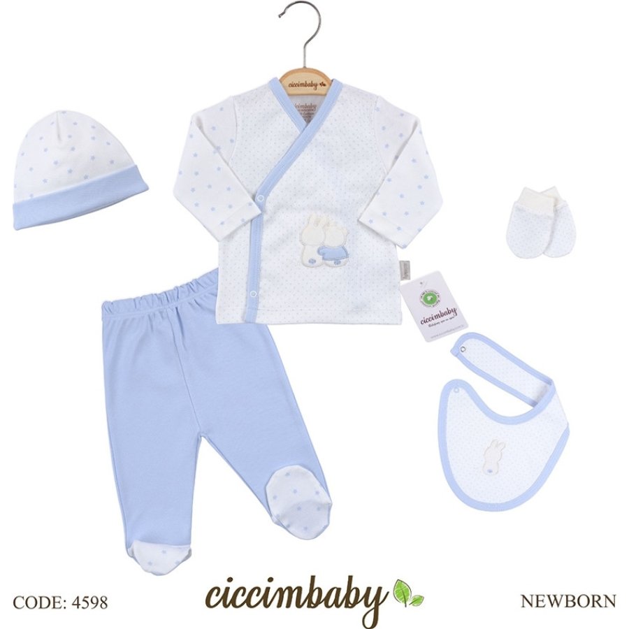 Ciccim Baby Zıbın Takımı, Mavi