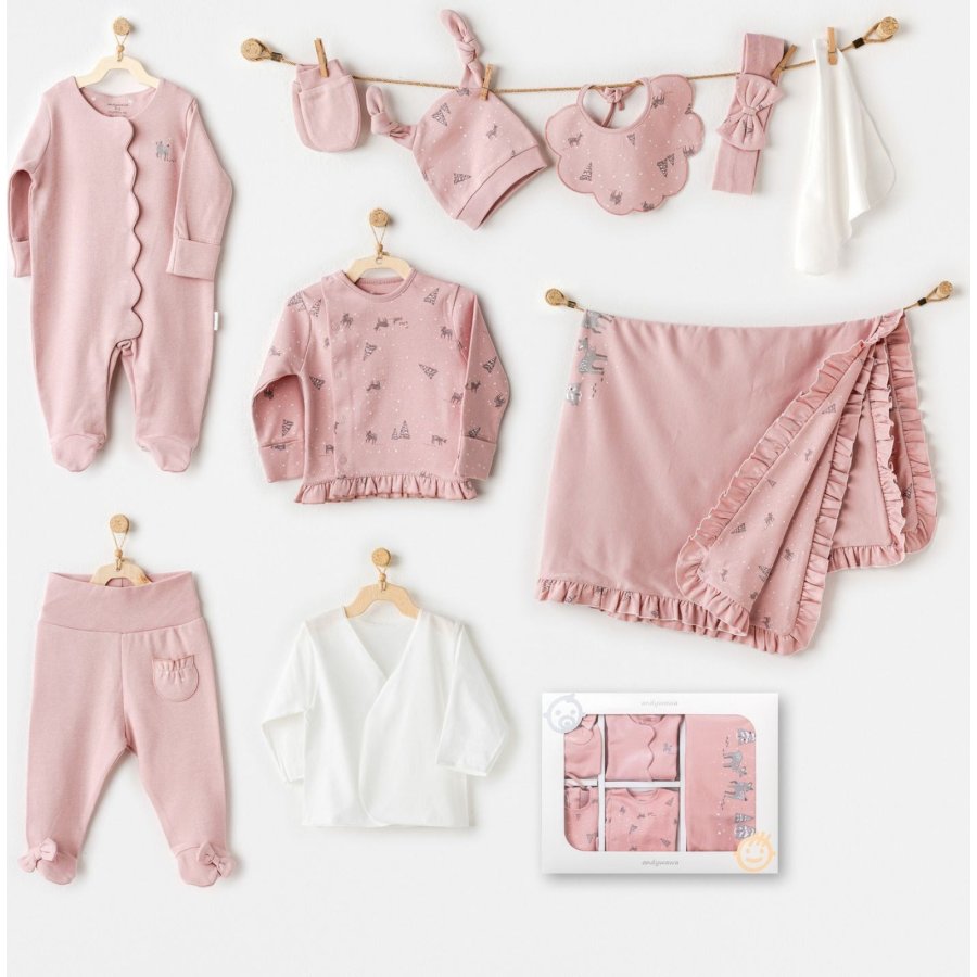 Andywawa AC25041 Puppy Gazelle 10'Lu Hastane Çıkışı Pink