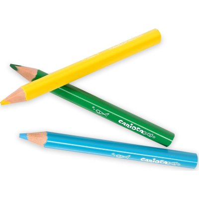 Carioca Jumbo Bebek Üçgen Kuru Boya Kalemi, 10'lu