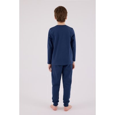 U.S. Polo Assn Uzun Kol Pijama Takım US2220-4 Koyu İndigo