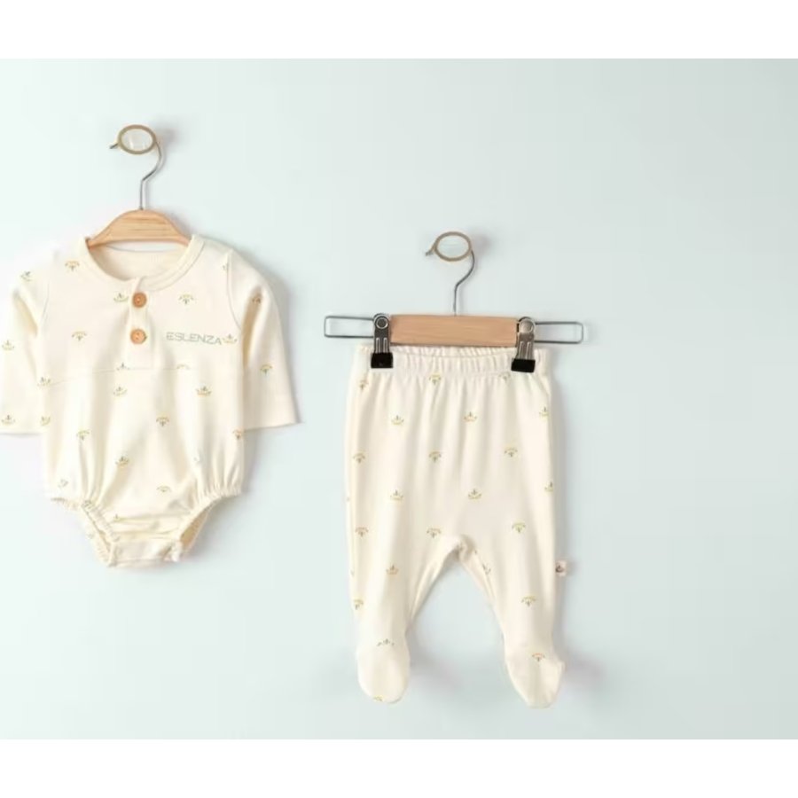 Eslenza Baby Zıbın Takım 0002 Bej