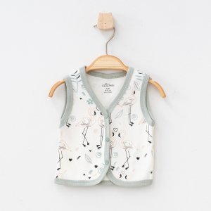 Aziz Bebe Bebek Yelek, Ekru