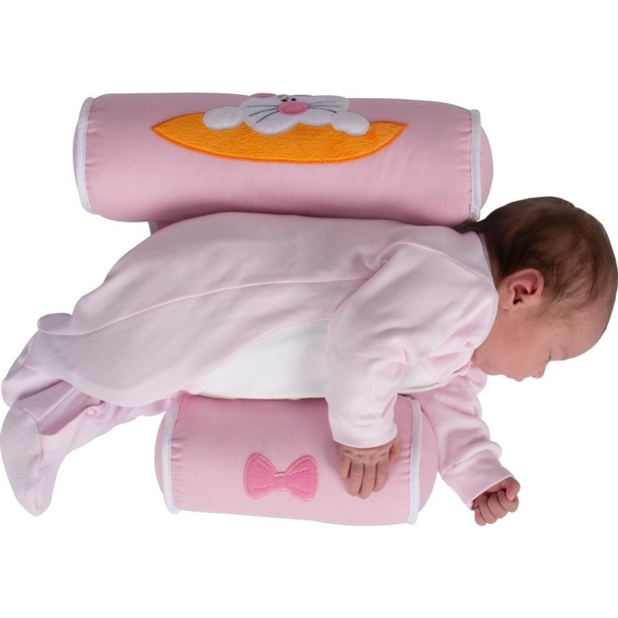 Sevi Bebe Güvenli Yan Yatış Yastığı, Pembe