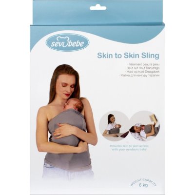 Sevi Bebe Anne Sıcaklığı Sling, Gri