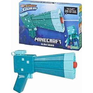 Nerf Super Soaker Minecraft Glow Squid