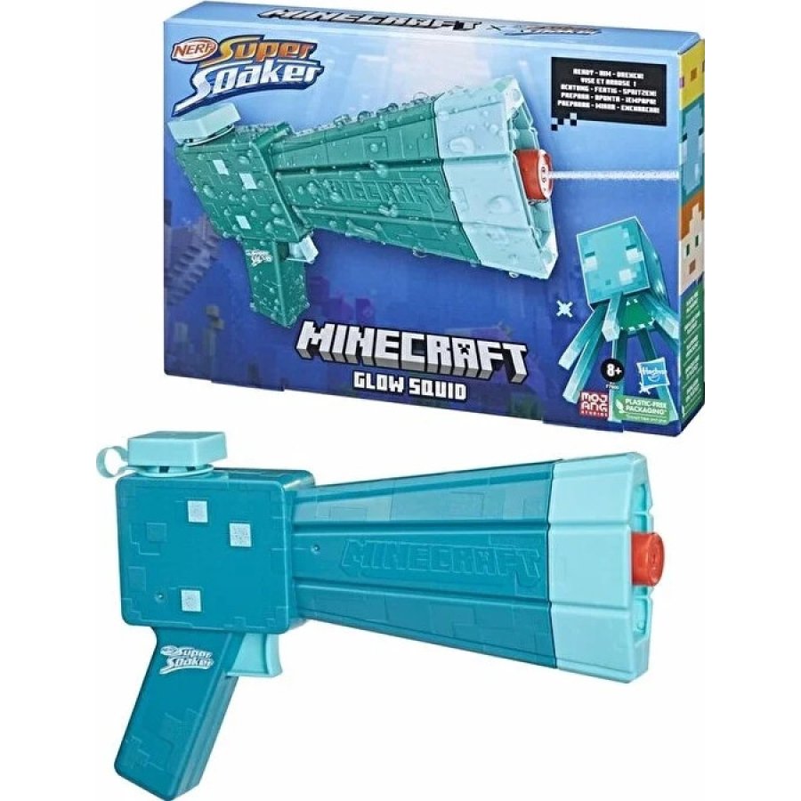 Nerf Super Soaker Minecraft Glow Squid