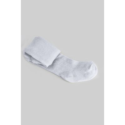 Bistyle Basic Penye Tekli Külotlu Çorap, Gri, Melanj