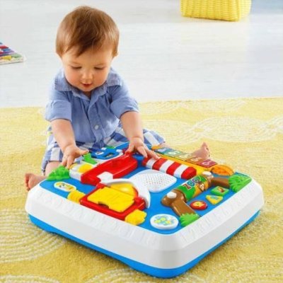 Fisher Price Eğlen ve Öğren Eğitici Köpekçiğin Aktivite Masası, Türkçe-İngilizce