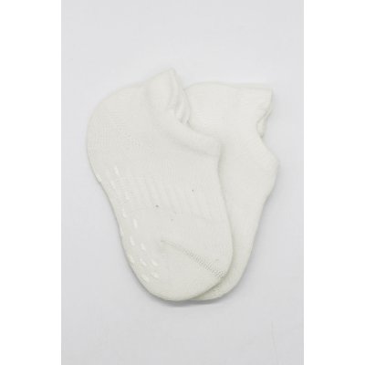 Bistyle 2'Li Sneakers Kaymaz Basic Penye Çorap 20103 Ekru Ekru