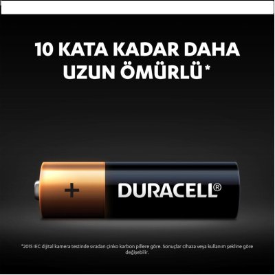 Duracell Kalem Pil, AA, 4'lü