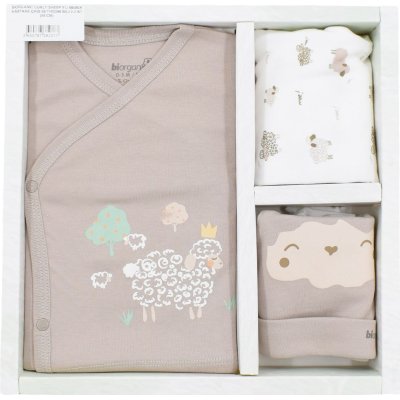 Bibaby Biorganic Curly Sheep 5'li Hastane Çıkış Seti, Bej