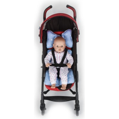 Sevi Bebe Puset ve Oto Koltuğu Minderi, Mavi, Yıldız