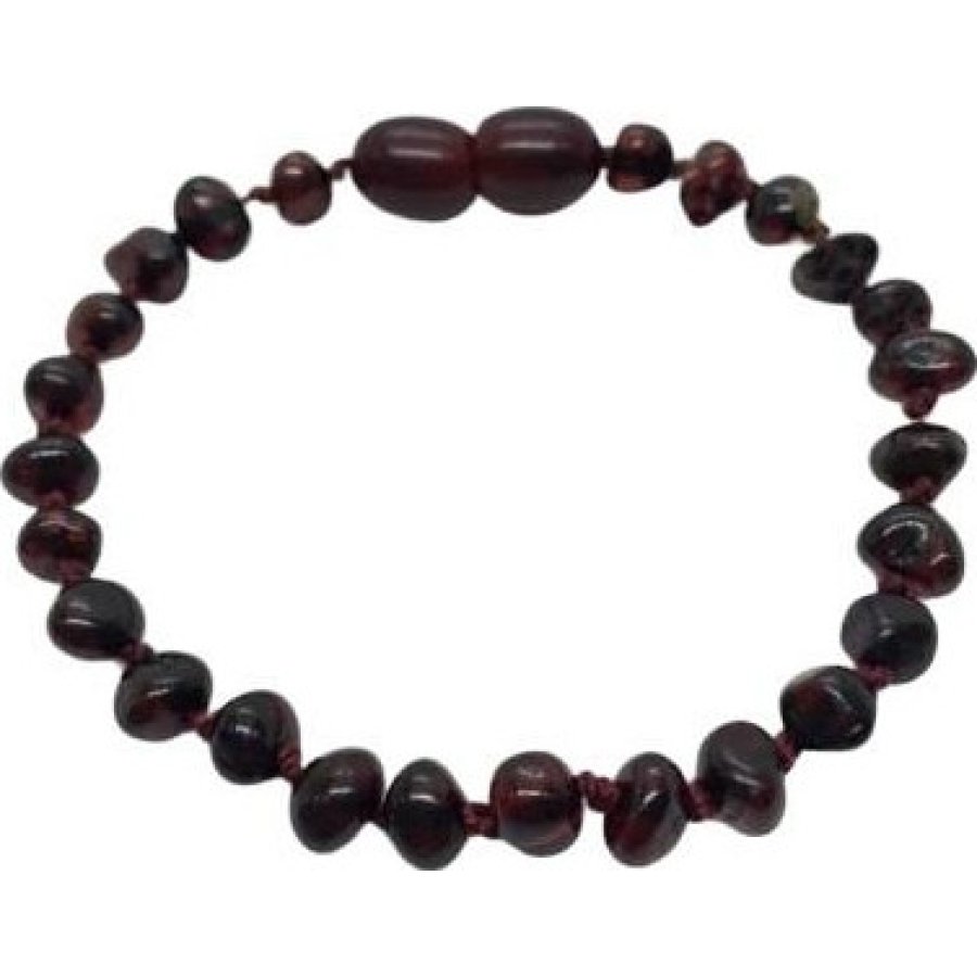 BabyJem Kehribar Bebek Bilekliği, Vişne