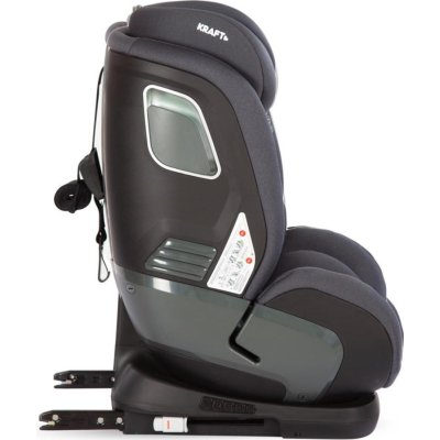 Kraft Omega I-Size 9-36 kg İsofixli Oto Koltuğu, Koyu Gri
