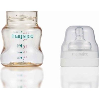 Mamajoo Gold Biberon, 150 ml ve Anti Kolik Biberon Emziği, No: 1