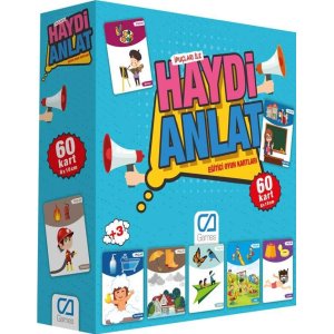 Games Haydi Anlat Eğitici Oyun Kartları, 60 Kart