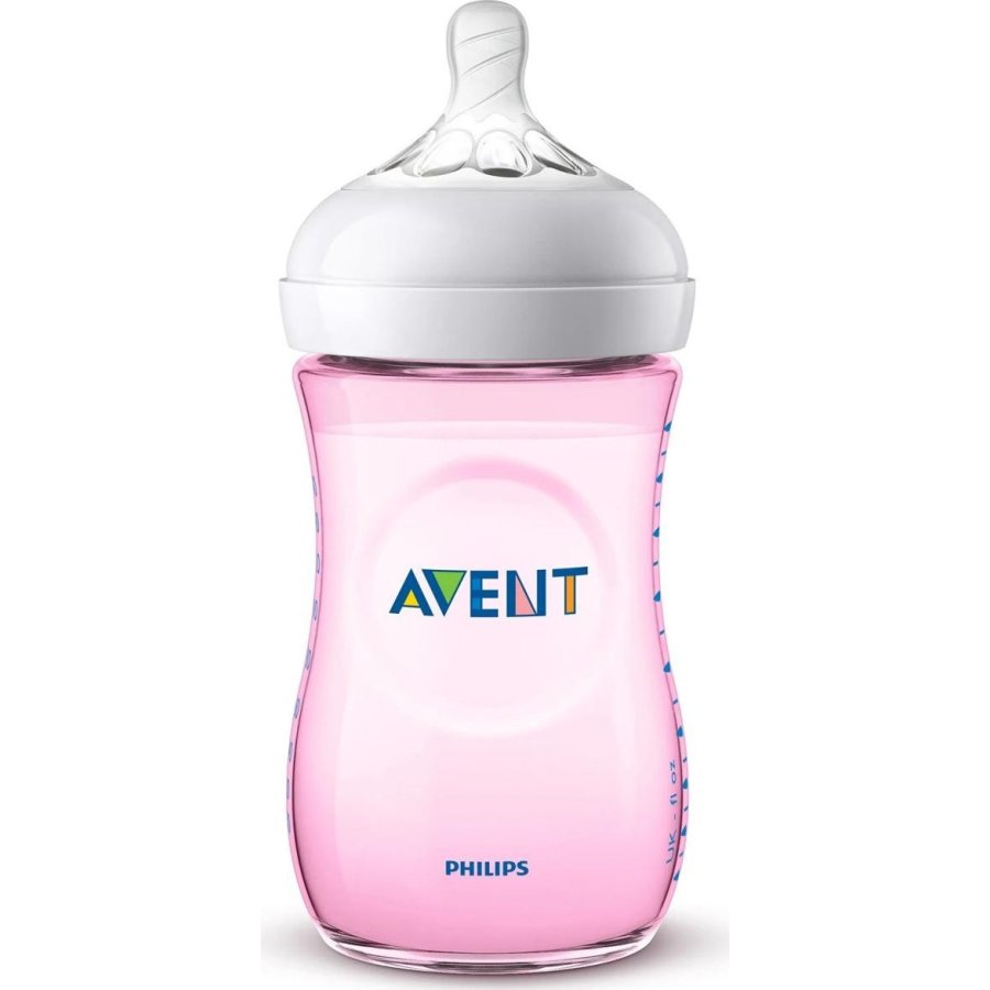 Philips Avent Natural PP Biberon, 260 ml, Pembe