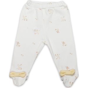 Bistyle Patikli Alt Welcome Baby Duck 16107 Sarı-Ekru