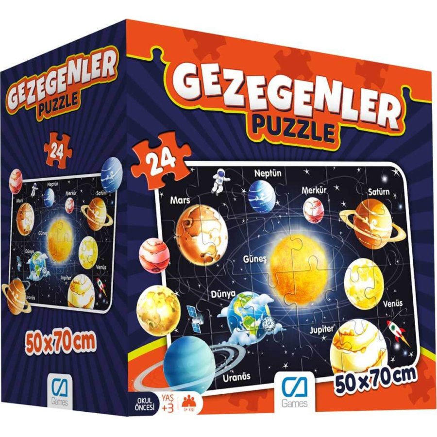 Games Gezegenler Eğitici Puzzle 5026