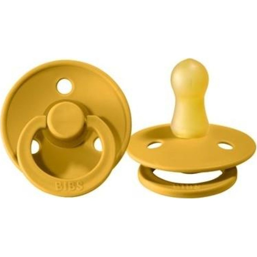 Bibs Colour Kauçuk Emzik 0-6 Ay Mustard