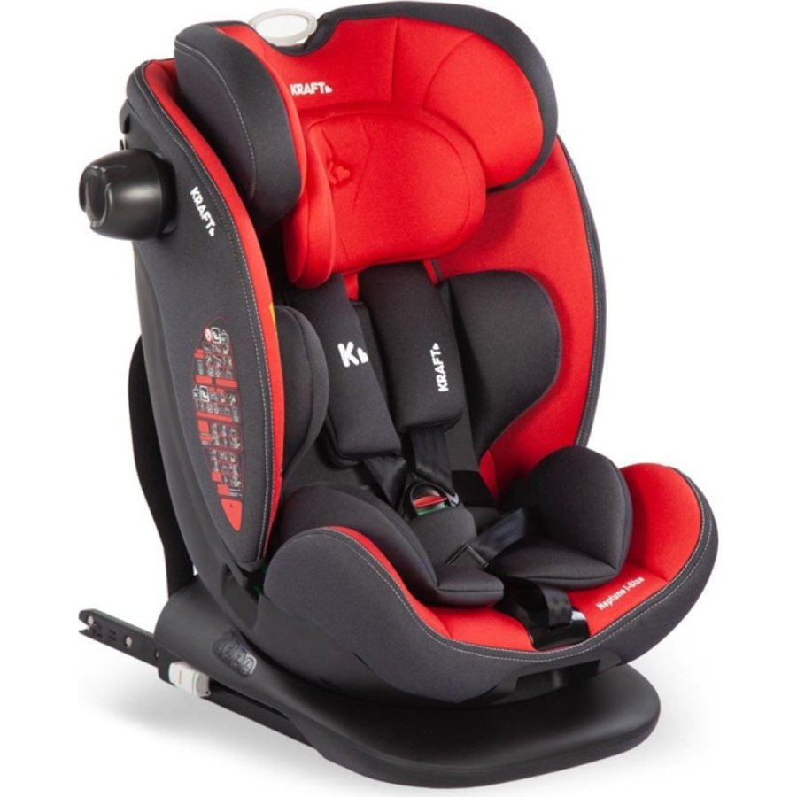 Kraft Neptune I-Size 0-36 kg İsofixli Oto Koltuğu, Kırmızı