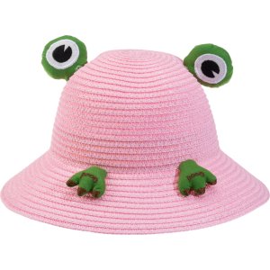 Kitti Bebe Hasır Şapka ( 2-6 Yaş ) Y24700-05 Pembe