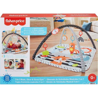 Fisher Price Neşeli Hayvanlar 3'ü 1 Arada Jimnastik Merkezi