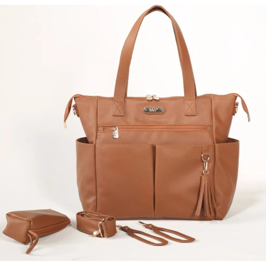 M&Y Victory Deri Anne Bebek Bakım Çantası 7210 Taba