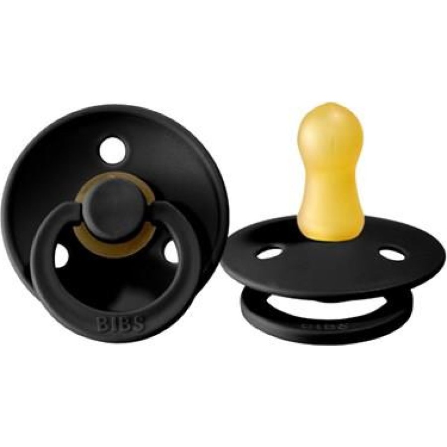 Bibs Colour Kauçuk Emzik 6-18 Ay Black