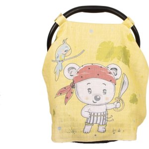 Sevi Bebe Pano Baskılı Müslin Ana Kucağı Örtüsü, Korsan