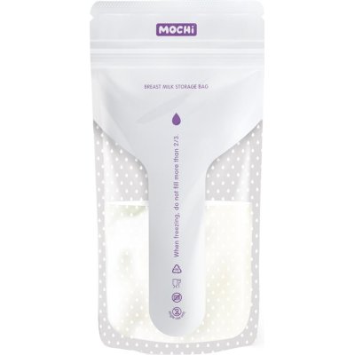 Mochi Anne Sütü Saklama Poşeti, 200 ml, 50 Adet