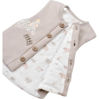 Bibaby Biorganic Curly Sheep Elyaflı Yelek, Bej