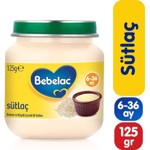 Bebelac Sütlaç Kavanoz Maması, 125 g