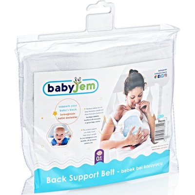 BabyJem Bebek Sırt Desteği Bel Koruyucu, Beyaz