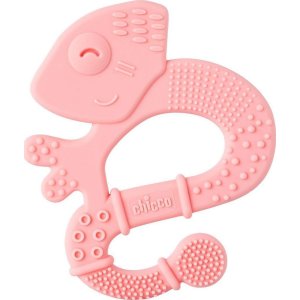 Chicco Silikon İguana Diş Kaşıyıcı, 2+ Ay, Pembe