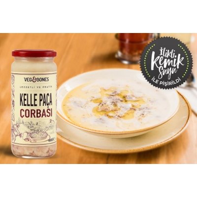 Veg&Bones Kelle Paça Çorbası, 480 ml