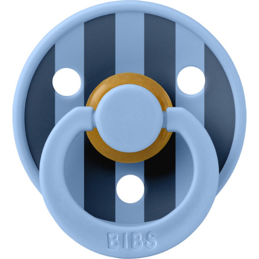 Bibs Studio Colour Block Kauçuk Emzik 0-6 Ay Sky Blue