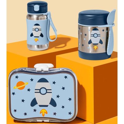 Skip Hop Zoo Paslanmaz Çelik Termos, 325 ml, Roket