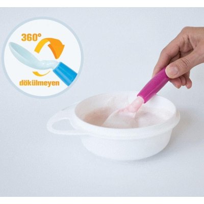 Mycey 360⁰ Dönen Kaşık, Pembe
