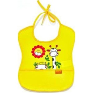 BabyJem Poli Muşamba Küçük Mama Önlüğü, Sarı