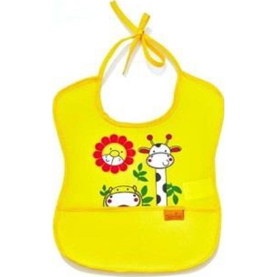 BabyJem Poli Muşamba Küçük Mama Önlüğü, Sarı